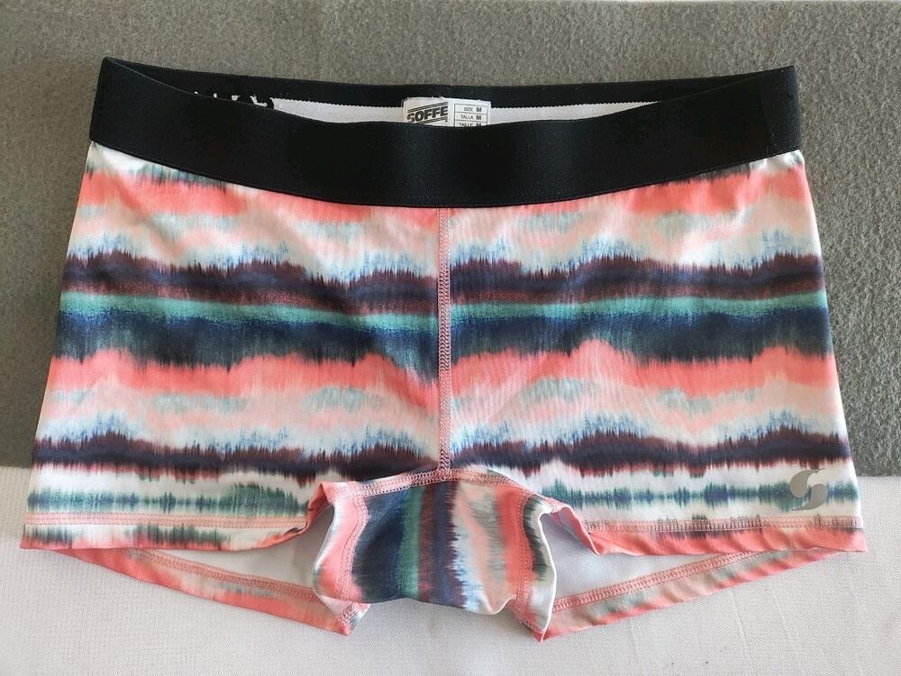 Soffe Low Rise Compression Shorts Womens Medium Athletic Shorts Workout Yoga
